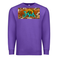 Purple jesus Premium Sweatshirt - JahusDesignShop
