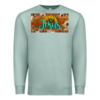 Seafoam jesus Premium Sweatshirt - JahusDesignShop