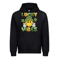 Black lucky vibes Urban Hoodie - MaliasSmallBusiness