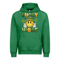 Emerald lucky vibes Urban Hoodie - MaliasSmallBusiness