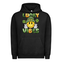 Pigment Black lucky vibes Urban Hoodie - MaliasSmallBusiness