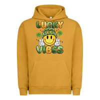 Pigment Peanut Butter lucky vibes Urban Hoodie - MaliasSmallBusiness