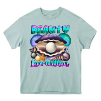 Arona Beauty Lies Within Heavy Core Tee - CowhideDigitalArt