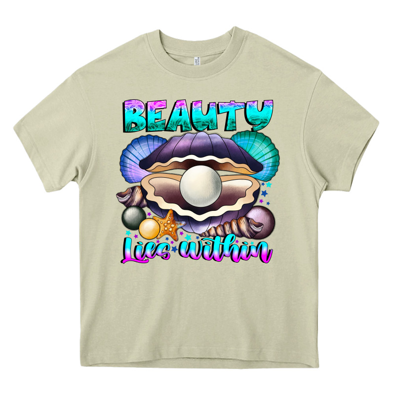 Beauty Lies Within Heavy Core Tee by CowhideDigitalArt | Teevron