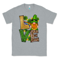 Heather Grey st patricks day gnomes shamrock love Classic Tee - RanaPortraitStore