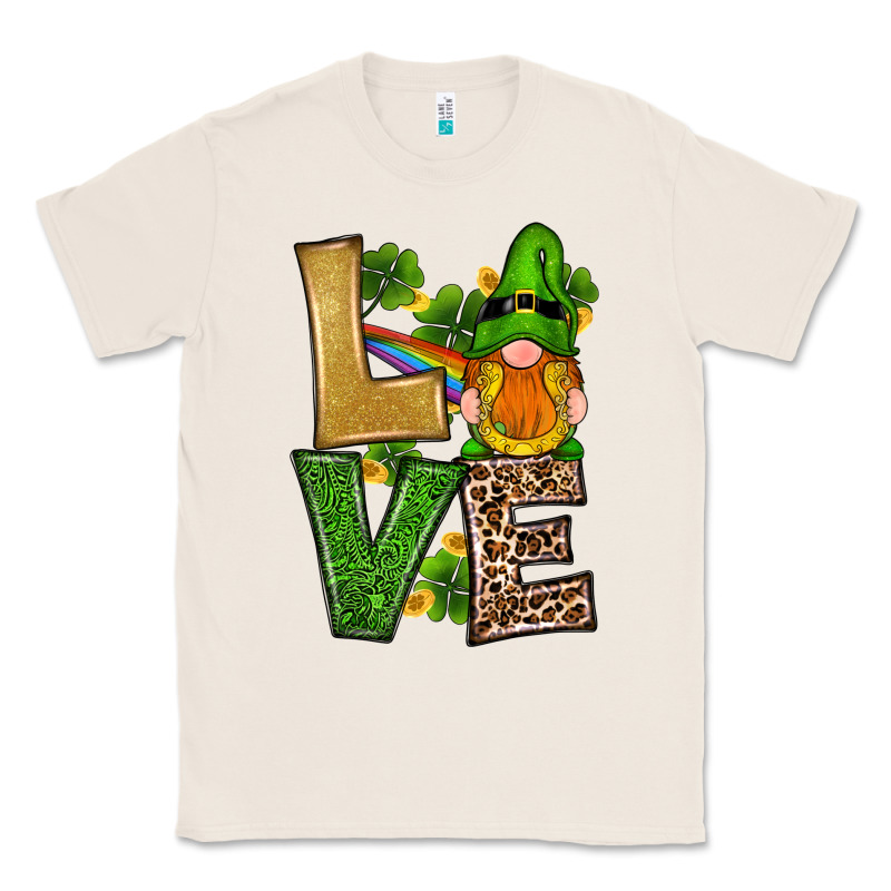 St Patricks Day Gnomes Shamrock Love Classic Tee by RanaPortraitStore | Teevron