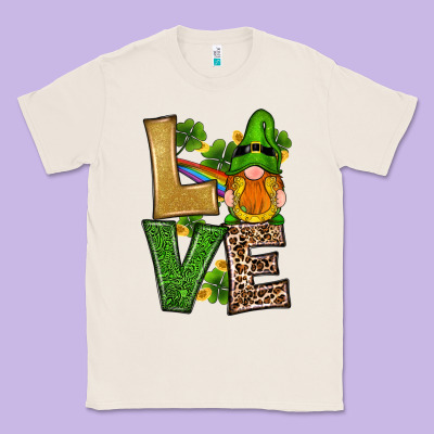 St Patricks Day Gnomes Shamrock Love Classic Tee Designed By Ranaportraitstore