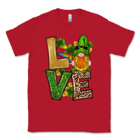 Red st patricks day gnomes shamrock love Classic Tee - RanaPortraitStore