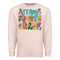 Pale Pink team fourth grade Premium Sweatshirt - JahusDesignShop