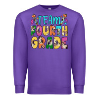 Purple team fourth grade Premium Sweatshirt - JahusDesignShop