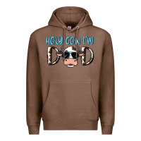 Chestnut holy cow i'm dad Premium Hoodie - MaliasSmallBusiness