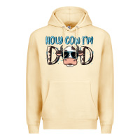 Pina Colada holy cow i'm dad Premium Hoodie - MaliasSmallBusiness