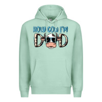 Seafoam holy cow i'm dad Premium Hoodie - MaliasSmallBusiness