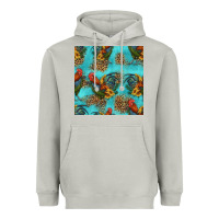 Moon Dust rooster and sunflowers seamless pattern Heavyweight Hoodie - HRA Design Shop