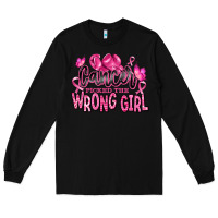 Black cancer picked the wrong girl Long Sleeve Tee - RanaPortraitStore