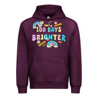 Mauve Wine 100 days brighter Urban Hoodie - MaliasSmallBusiness