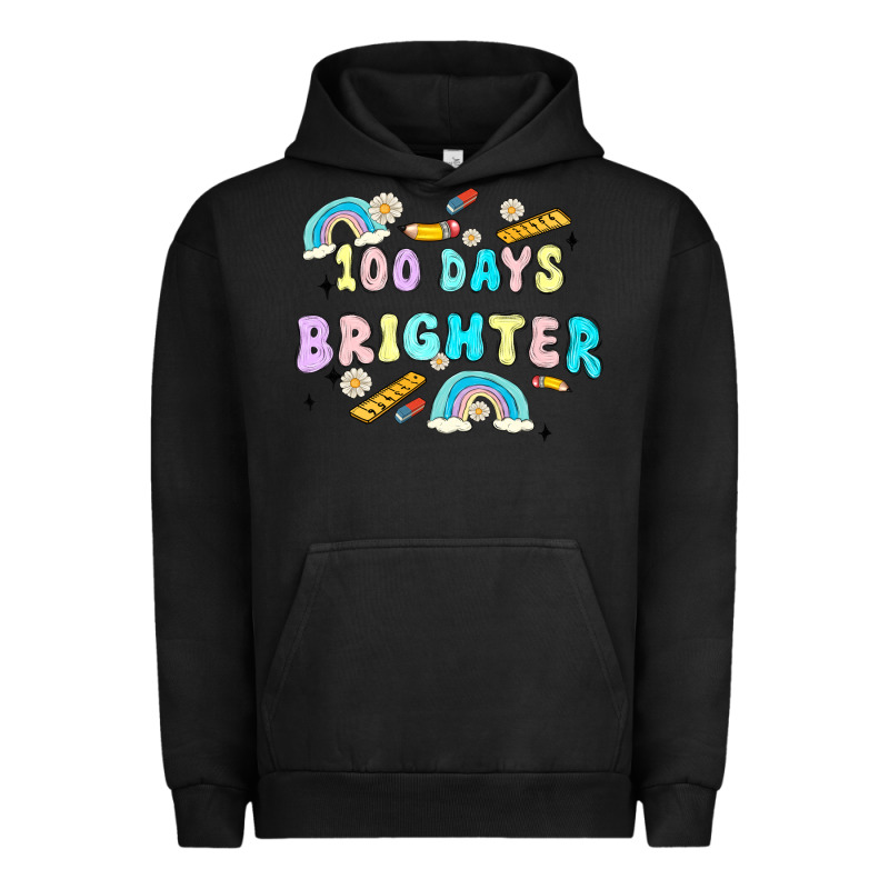 100 Days Brighter Urban Hoodie by MaliasSmallBusiness | Teevron