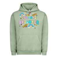 Pigment Oil Green 100 days brighter Urban Hoodie - MaliasSmallBusiness