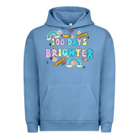 Pigment Pebble Blue 100 days brighter Urban Hoodie - MaliasSmallBusiness