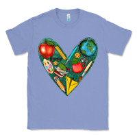 Colony Blue teacher  heart Classic Tee - texasbilliewilder