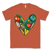 Copper teacher  heart Classic Tee - texasbilliewilder