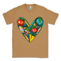 Toasted Coconut teacher  heart Classic Tee - texasbilliewilder