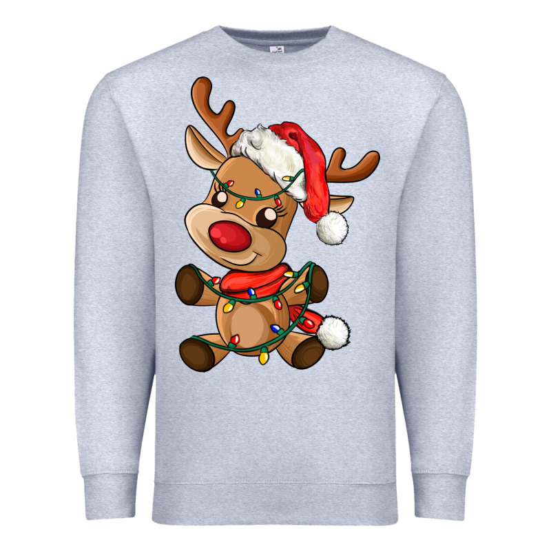 Baby Christmas Reindeer Premium Sweatshirt by AdoDesignShop | Teevron