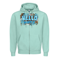 Seafoam hello winter Zipper Hoodie - RanaPortraitStore