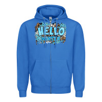 True Royal hello winter Zipper Hoodie - RanaPortraitStore