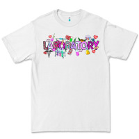 White Valentine Laboratory Premium Tee - CowhideDigitalArt