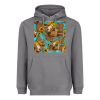 Storm goat sunflowers seamless pattern Heavyweight Hoodie - HRA Design Shop