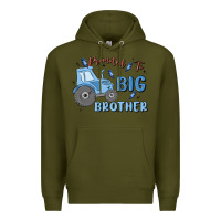 Army Green promoted to big brother Premium Hoodie - MaliasSmallBusiness