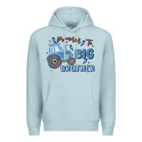Blue Mist promoted to big brother Premium Hoodie - MaliasSmallBusiness