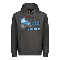 Charcoal Heather promoted to big brother Premium Hoodie - MaliasSmallBusiness