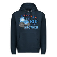 Navy promoted to big brother Premium Hoodie - MaliasSmallBusiness