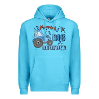 Ocean Blue promoted to big brother Premium Hoodie - MaliasSmallBusiness