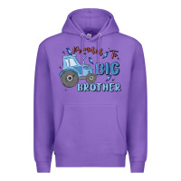 Purple promoted to big brother Premium Hoodie - MaliasSmallBusiness