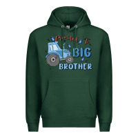 Sports Green promoted to big brother Premium Hoodie - MaliasSmallBusiness
