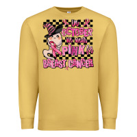 Antique Gold in october we wear pink for breast cancer Premium Sweatshirt - AdoDesignShop