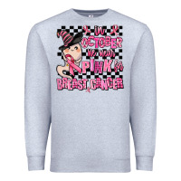 Heather Grey in october we wear pink for breast cancer Premium Sweatshirt - AdoDesignShop