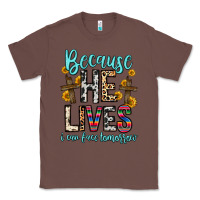 Chestnut because he lives i can face tomorrow Classic Tee - Zillion Design Studio