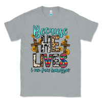 Heather Grey because he lives i can face tomorrow Classic Tee - Zillion Design Studio