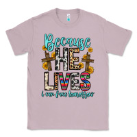 Lilac because he lives i can face tomorrow Classic Tee - Zillion Design Studio