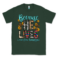 Sports Green because he lives i can face tomorrow Classic Tee - Zillion Design Studio