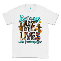 White because he lives i can face tomorrow Classic Tee - Zillion Design Studio