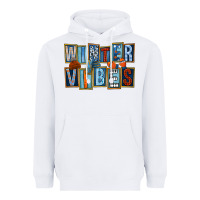 White winter vibes Heavyweight Hoodie - FaDigitalArtStudio