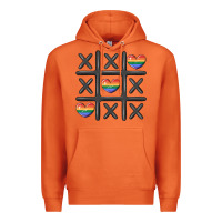 Carrot pride tic tac toe Premium Hoodie - MaliasSmallBusiness