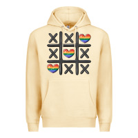 Pina Colada pride tic tac toe Premium Hoodie - MaliasSmallBusiness