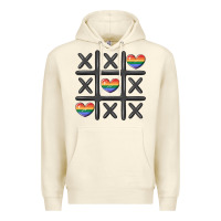 Sandshell pride tic tac toe Premium Hoodie - MaliasSmallBusiness