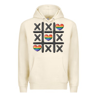 Tofu pride tic tac toe Premium Hoodie - MaliasSmallBusiness